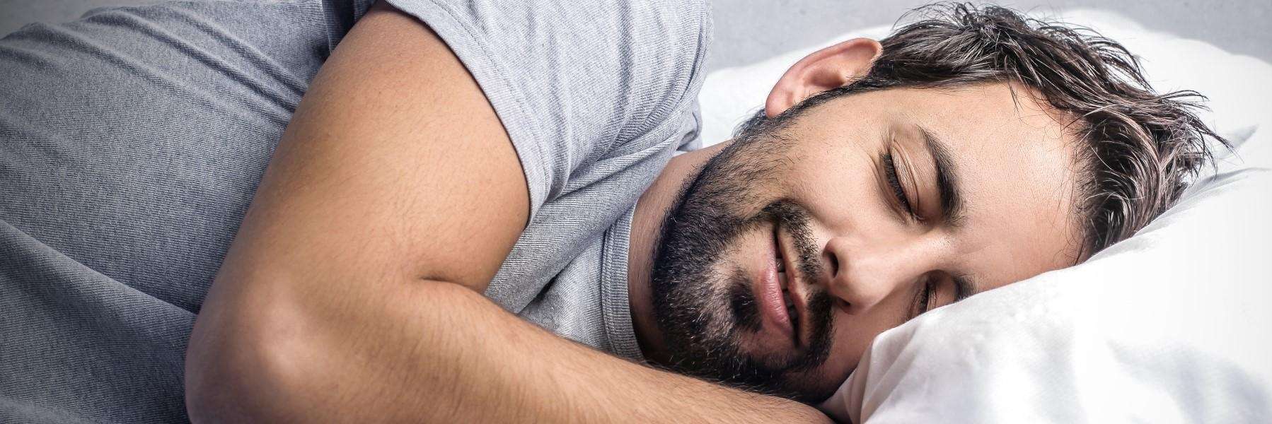 A man sleeping | cold and flu season Greeley